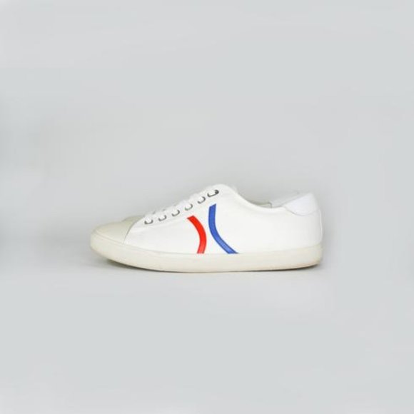 CELINE TRIOMPHE WHITE LOW TOP SNEAKER SZ 38 - Picture 4 of 4